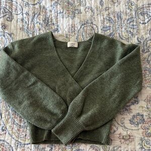 Wilfred Olive V-Neck Sweater